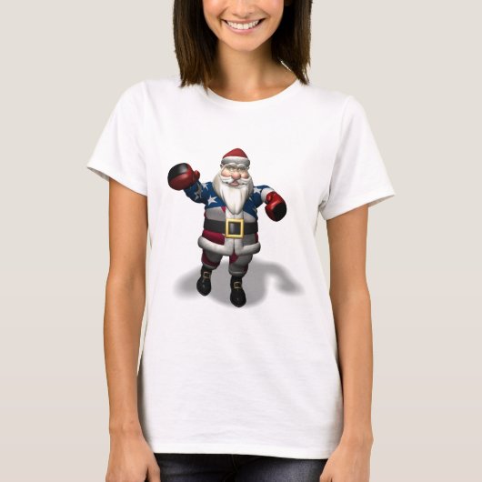 Weihnachtsmann am Boxtag T-Shirt (Vorderseite)
