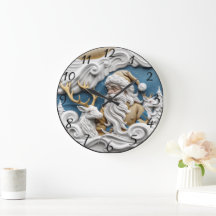 Weihnachtsmann am Heiligen Abend