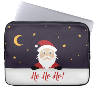Weihnachtsmann am Weihnachtsabend Sprichwort Ho ho Laptopschutzhülle