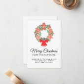 Weihnachtsmann Ankündigung Mini-Karte (Vorderseite/Rückseite Beispiel)