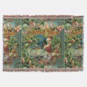 Weihnachtsmann Antike Kunst Decke (Vorderseite)