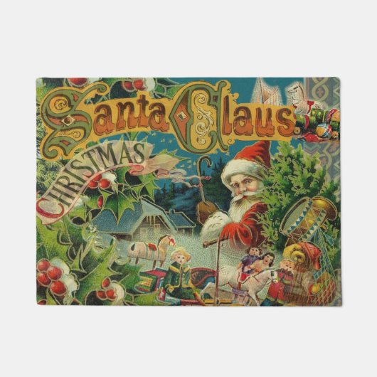 Weihnachtsmann Antike Kunst Fußmatte (Vorderseite)