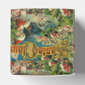 Weihnachtsmann Antike Kunst Geschenkschachtel (Oben)