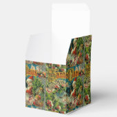 Weihnachtsmann Antike Kunst Geschenkschachtel (Geöffnet)