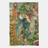 Weihnachtsmann Antike Kunst Handtuch (Vertikal)