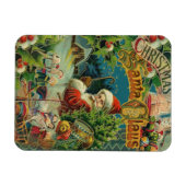 Weihnachtsmann Antike Kunst Magnet (Horizontal)