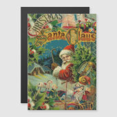 Weihnachtsmann Antike Kunst Magnetkarte (Vorne/Hinten)