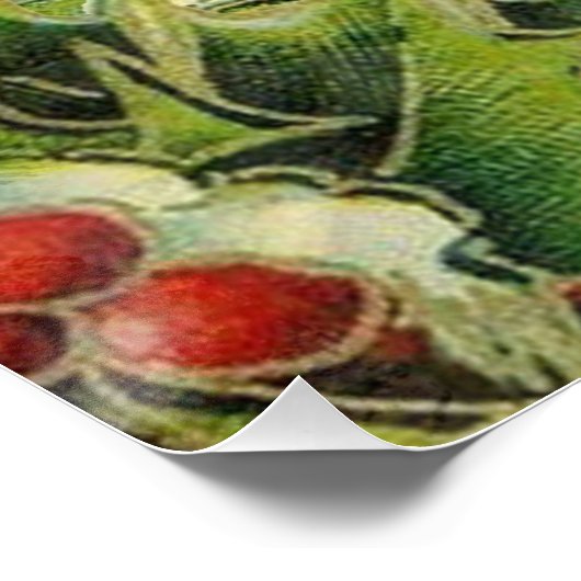 Weihnachtsmann Antike Kunst Poster (Ecke)