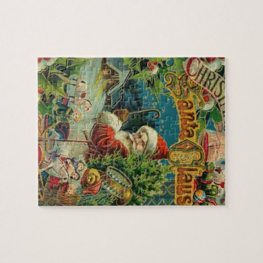 Weihnachtsmann Antike Kunst Puzzle (Horizontal)
