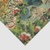 Weihnachtsmann Antike Kunst Seidenpapier (Ausschnitt)