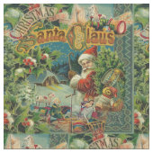 Weihnachtsmann Antike Kunst Stoff (Nahaufnahme)