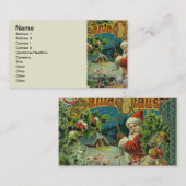 Weihnachtsmann Antike Kunst Visitenkarte (Vorne/Hinten)