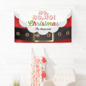 Weihnachtsmann Anzug Ho Ho Weihnachten Glück Neues Banner (Insitu)
