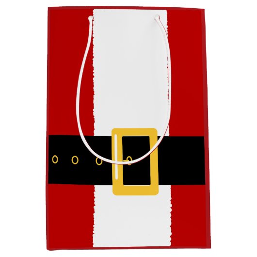 Weihnachtsmann Anzug Med GB Mittlere Geschenktüte (Vorderseite)