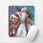 Weihnachtsmann auf dem Weg Mousepad (Mit Mouse)