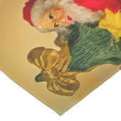 Weihnachtsmann auf dem Weihnachtsbaum Top, Feierta Großer Tischläufer (Ecke)