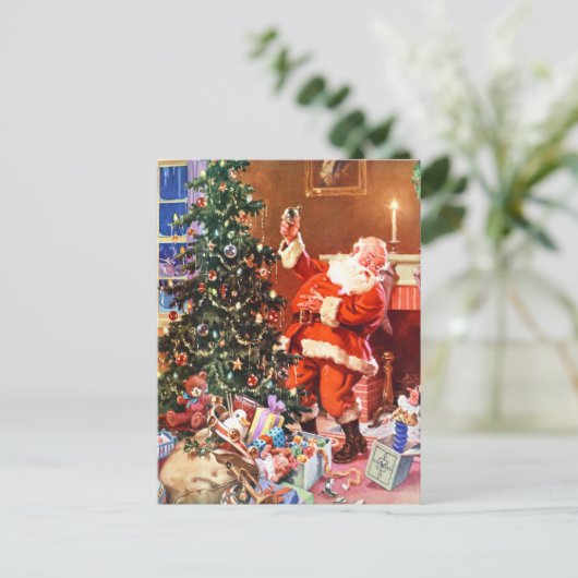 Weihnachtsmann auf der Nacht vor Weihnachten (Stehend Vorderseite)