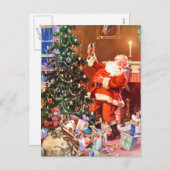 Weihnachtsmann auf der Nacht vor Weihnachten (Vorne/Hinten)