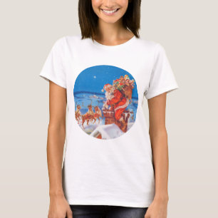 Weihnachtsmann auf der Nacht vor Weihnachten T-Shirt