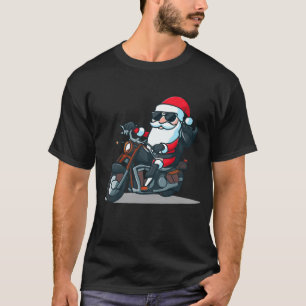 Weihnachtsmann auf der Straße Familie T-Shirt