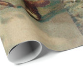 Weihnachtsmann auf seiner Weise 4 Geschenkpapier (Rolleneckpunkt)