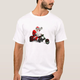 Weihnachtsmann auf Trike T-Shirt