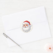 Weihnachtsmann Aufkleber (Umschlag)