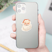Weihnachtsmann-Aufkleber Aufkleber (Telefon)