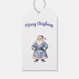 Weihnachtsmann-Aufkleber Geschenkanhänger