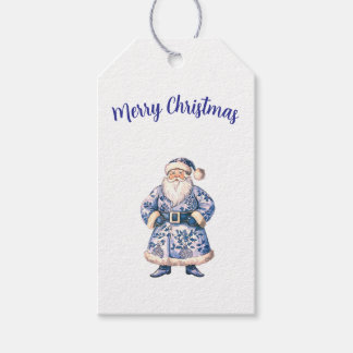 Weihnachtsmann-Aufkleber Geschenkanhänger