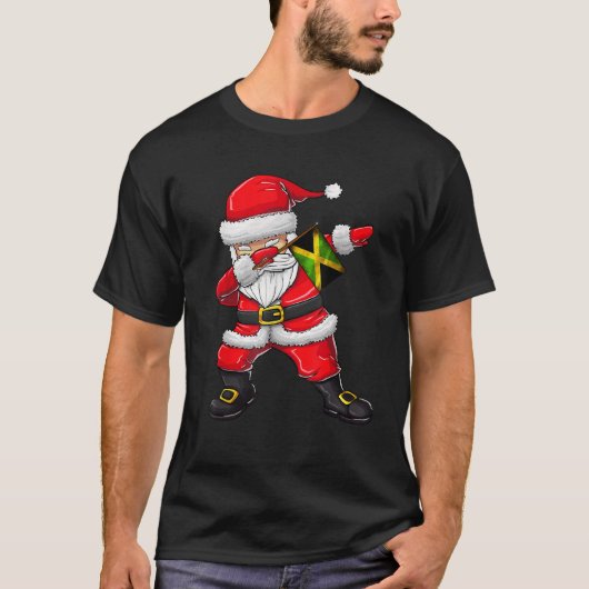 Weihnachtsmann aus Jamaika Kindermädchen X T-Shirt (Vorderseite)