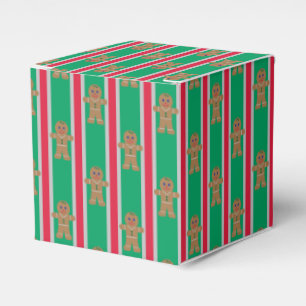 Weihnachtsmann aus Lebkuchen Geschenkschachtel