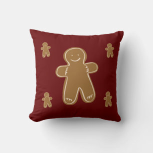 Weihnachtsmann aus Lebkuchen Weihnachten Kissen