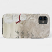 Weihnachtsmann aus Schnee Case-Mate iPhone Hülle (Rückseite (Horizontal))