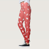 Weihnachtsmann aus Schnee Leggings (Links)