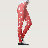 Weihnachtsmann aus Schnee Leggings (Rechts)