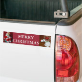 Weihnachtsmann Autoaufkleber (Auf Lkw)