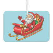 Weihnachtsmann Autolufterfrischer (Vorderseite)