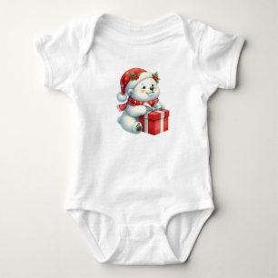 Weihnachtsmann Baby Strampler