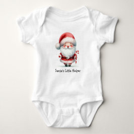 Weihnachtsmann Baby Strampler
