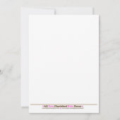 WEIHNACHTSMANN-Babyparty-Weihnachtseinladung Einladung (Rückseite)