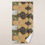 Weihnachtsmann Badehandtuch (Badehandtuch)