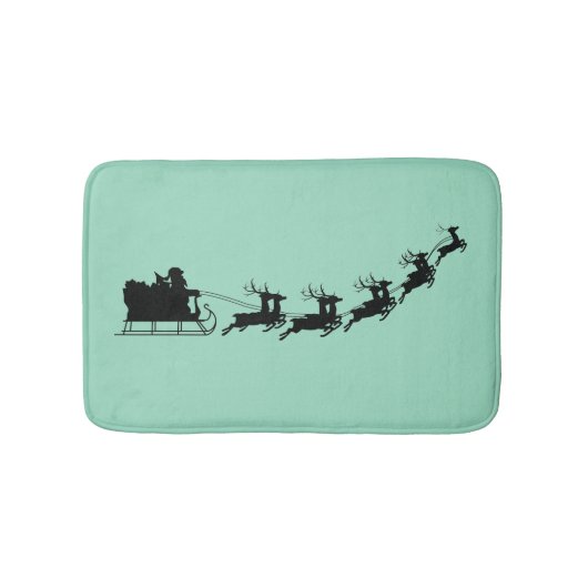 Weihnachtsmann  badematte (Vorderseite)