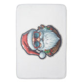 Weihnachtsmann Badematte (Vorderseite Vertikal)