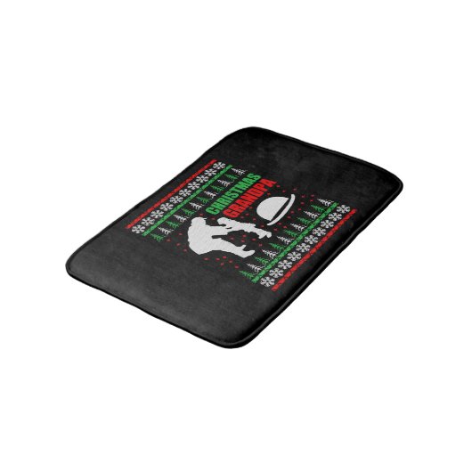 Weihnachtsmann Badematte (Schrägansicht)