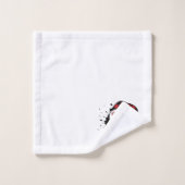 Weihnachtsmann Badhandtuch Set (Waschlappen)