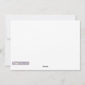 Weihnachtsmann - Bagsquatch-Urlaubskarte Feiertagskarte (Rückseite)