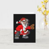 Weihnachtsmann Baseball Catcher Boys Girls Karte (Gelbe Blume)