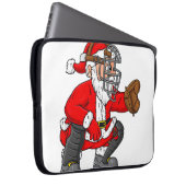 Weihnachtsmann Baseball Catcher Boys Girls Laptopschutzhülle (Vorne Rechts)