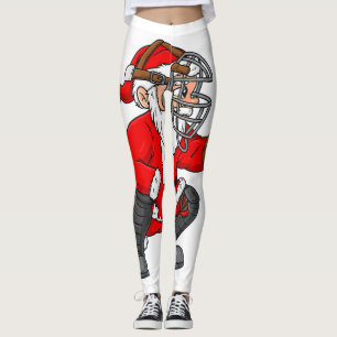 Weihnachtsmann Baseball Catcher Boys Girls Leggings